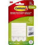 Command Picture Hanging Strips - 9 Packs of 3 Pairs of Medium (54 Strips), White - Damage Free Hanging - For Pictures, Frames, Mirrors, Wall decor and Signs