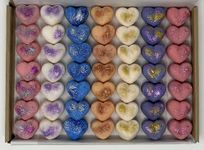 BLOHOUT Wax Melt Gift Set Perfume Scents, Black Opium, Angel, Jadore, Lady Million, La Vie Est Belle, Alien,Mademoiselle, 49 Soy Wax Melt Hearts