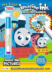 Bendon Thomas All Engines Go 16 Page Imagine Ink Coloring Book with 1 Mess Free Marker