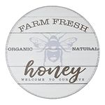 Farm Fresh Honey 12 Inch Bamboo Lazy Susan