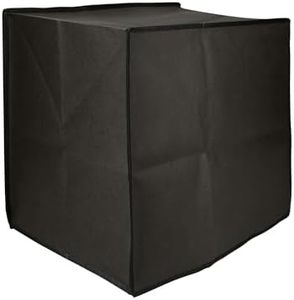 kwmobile Cubierta Compatible con Ninja MAX PRO (6,2L) funda de tela - Cubierta Protectora Antimanchas y Antipolvo para Freidora de Aire - gris oscuro