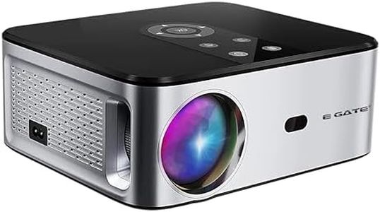 EGate O9 Pro-Zen, Full HD 1080p Projector (Upgraded), 12000 L, 4K Support, Android | 2GB RAM-16GB ROM | ARC HDMI | Auto (Focus + Keystone + Screen Fit + Obstacle Shift), Dolby, WIF+BT (EO9025, Black)