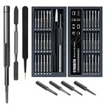 STREBITO Small Screwdriver Set 39 in 1 Precision Screwdriver Set, Electronics Tool Kit Screwdriver Kit - PC, Laptop, RC, Computer, Phone Repair Kit, S2 Steel Long Bits - Torx, Pentalobe, Triwing