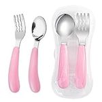 VANRA 2 Pieces Toddler Fork and Spo
