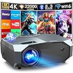 YOWHICK 4K Projector with WiFi and 