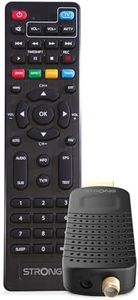 STRONG - Récepteur HDMI/Décodeur DVB-T2 - SRT84 - Fonction Enregistreur - Compatible Normes HEVC265 & Dolby Audio - Guide Electronique des Programmes - Télécommande 2 en 1 - Noir