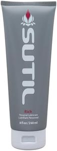 SUTIL Sensual Luxury | Rich Sex Lube | Thick Non Sticky Water Based Lube | Botanical Sex Lubricant for Women, Men, & Couples, 8 Oz