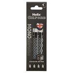 Helix Oxford Monochrome Gel Black Ink Pens x4