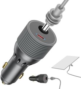 Starlink Mini Car Adapter,2-in-1 12V to 24V DC Step-Up Converter for Starlink Mini,90W DC Output & 45W PD USB-C Fast Charging,Cigarette Lighter Power Adapter for RV,Boat,Truck,Trailer-Grey