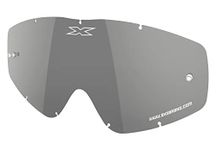 EKS BRAND Unisex-Adult Single Pane GOX MX Motorcross Goggle Replacement Lens (Silver, One Size)