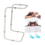 Blanket Lifter for Feet Lift Bar Sheet Riser Foot Tent Blanket Support Holder 26-34'' Adjustable Bed Cradle Assistance Device Hospital Bed Rail Accessories Leg Knee Ankle Post Surgery Recovery