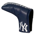 Team Golf MLB York Yankees Golf Club Vintage Blade Putter Headcover, Form Fitting Design, Fits Scotty Cameron, Taylormade, Odyssey, Titleist, Ping, Callaway