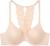 Victoria's Secret Perfect Shape Push Up Bra, Full Coverage, Padded, Smooth, Bras for Women, Body by Victoria Collection (32D, Champagne), Beige