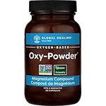 Global Healing Oxy-Powder Oxygen-Based Colon Cleanse and Detox - Poop Stool Softener For Bloating, Gas & Constipation Relief For Women & Men (60 Capsules) - Canadian Version