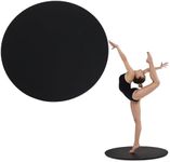 Morohope 31inch Portable Dance Floor, Ballet Training Equipment, Tap Dance Floor, Turning Boards for Dancers & Figure Skating Practice Mat, Tap Board for Tap Dancing, Practice Pirouette, Black