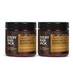 Every Man Jack Beard Butter- Subtle Sandalwood Fragrance - Rejuvenates, Hydrates, and Styles Dry, Unruly Beards While Relieving Itch - Naturally Derived with Cocoa Butter and Shea Butter - 114g Twin Pack