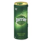 Perrier Carbonated Natural Spring Sparkling Water, 250mL Slim Cans, 30 Cans Total - PACKAGING MAY VARY