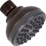 Pressure Boosting Shower Head - High Pressure Water Saver Showerhead Best For Low Flow Showers, 1.8 GPM - Oil-Rubbed Bronze & California Certified