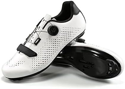 Santic Mens Cycling Shoes Riding Shoes with Compatible Cleat Peloton Perfect for Indoor Road Racing Bikes