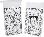BIG FUDGE Barf Bags! Set of 50 Vomit Bags. 9.5 x 6” Disposable Bag for Motion Sickness, Health Reasons Medical Emesis Bag, Hangover Puke Bag and General Fast Opening Throw Up Bags.