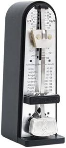 Generic Metronome Mécanique, Métronome, Metronome Piano, Accordeur de Guitare, Accordeur Guitare, Métal Durable de Haute Précision pour Violon, Violoncelle, Saxophone, Autres Instruments, Noir