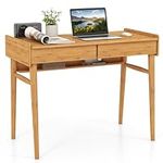 GOFLAME 39.5” Bamboo Writing Desk, 