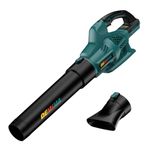 Cordless Leaf Blower for Makta 18V Battery, 480 CFM Electric Blower with axial Flow Fan Technology, 6 Variable Speed Up to 130MPH, Handheld Blower for Snow Blowing, Lawn Care, Yard(No Battery)