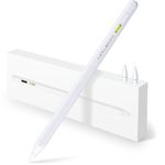 Stylus Pen for iPad 9th&10th Generation, Faster Charge Active Stylus Pen Work for iPad Air 3/4/5, iPad Mini 5/6, iPad 6/7/8/9/10, iPad Pro 11"&12.9", Backup for Apple Pencil 1st & 2nd Gen.