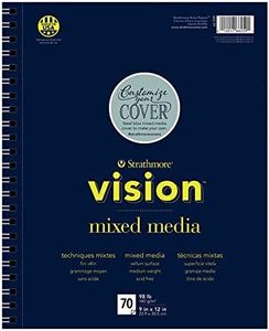 Strathmore Vision Vellum Mixed Media Pad 9"X12"-98lb, 70 Sheets -62662590