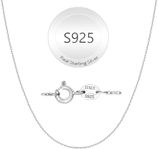 925 Sterling Silver Chain Necklace 