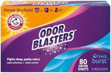 Arm & Hammer Dryer Sheet 80ct Odor Blaster Fresh Burst