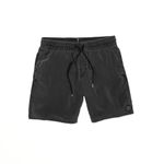 Volcom Men's Center Trunk 17 Swimsuits, Black, S