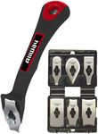 Allway Tools Soft Grip Contour Scraper Set with 6 Blades (CS6)