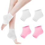 2Pairs Moisturizing Socks for Cracked Heel Treatment Cracked Heel Repair Socks, Moisturizer Socks for Dry Cracked Feet Women Overnight, Foot Care Lotion Socks for Dry Heels Overnight