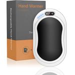 Hand Warmers, 10000mAh Rechargeable Hand Warmer Portable Power Bank Electric Pocket USB Warmer Reusable Heater, 3 Levels Heating, Heat Therapy, Best Winter Gift for Women Men Outdoor Sports