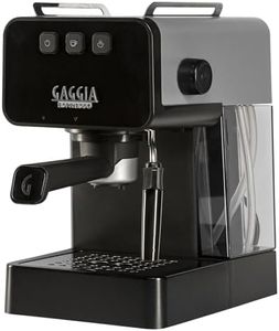Gaggia Espresso Deluxe Manual Coffee Machine and Cappuccino Maker with Milk Frother, Storm Grey