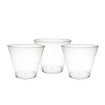 Darice COT-9S Party Essentials Old Fashioned Tumblers - Plastic, Clear, 9 oz, 25ct