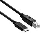 Multibao USB C Printer Cable 1M, USB Type C to USB 2.0 Type B Printer Scanner Cable Cord Compatible with Brother,HP,Lexmark, Dell, Xerox,Samsung etc 1 Meter