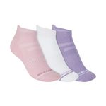 SKECHERS SOCKS - PACK OF 3 WOMENS HALF TERRY ANKLE (S20067ID-WPUR_M)