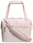 Stanley All Day Julienne Midi Soft Cooler Bag and Lunch Box 12 qt | 20 Can Cooler with Handles and Strap | 12 Hour Cooling | Insulated Travel Bag with Zipper | BPA-Free | Rose Quartz