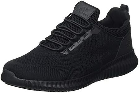 Skechers Men's Cessnock Sneaker, Black, 8.5 UK