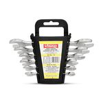 Visko Tools Visko S025 6 Pcs DOE SPANNER SET | Adjustable Spanner | Multi Tool | Self-Tightening Wrench | Anti Corrosion | Durable Repairing Tool Accessory for Home & Workshop Repairs | Silver