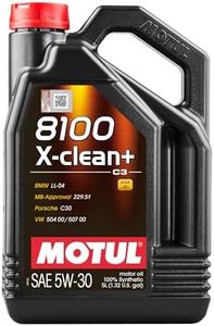 Motul 8100 X-Clean 5W-30 Full Synthetic Motor Oil | Engineered to Help Protect Emissions Systems, Clean Engine Performance | Long Drain Capable, Improved Engine Responsiveness | 5L