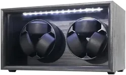 RYLENE Watch Winder for 6 Automatic Watches Watch Rotator for Rolex 4 Rotation Modes White Light, Watches Winder Box with Adapter Present for Man Quiet Mabuchi Motor