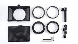 TILTA Tiltaing Mini Matte Box MB-T15 with Four Lens Adapter Rings (82mm, 77mm, 67mm, and 72mm) Suitable for DSLR mirrorless Style Cameras