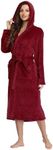RONGTAI Womens Long Robes Plush Fle