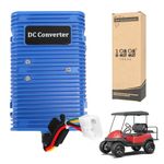 Universal Golf Cart Voltage Reducer DC Converter 36V or 48V to 12V, 30 Amp 360 Watts with Power Source