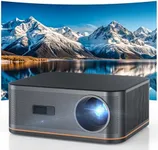 HAPPRUN 4K Home Theater Projector with 1000 ANSI Lumens Ultra HD Image, Auto Focus, WiFi 6 and Bluetooth 5.2, Projector for Indoor/Outdoor, Compatible with TV Sticks, Gaming Consoles, Phones