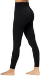 Sunzel Sunzfly Leggings for Women with Tummy Control High Waisted Yoga Pants 7/8 Length for Workout (Black, X-Large)