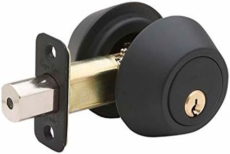 Copper Creek DB2420BC Double Cylinder Deadbolt, Black